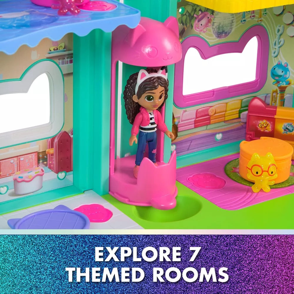 Gabby's Dollhouse The Movie, Meow-Mazing Interactive Dollhouse, Digital Eyes, 7 Rooms