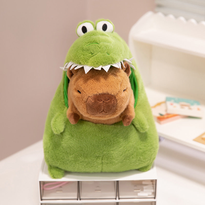 Capybara Crocodile Plush 30cm Simulation Capibara Anime Fluffty Toy Cute