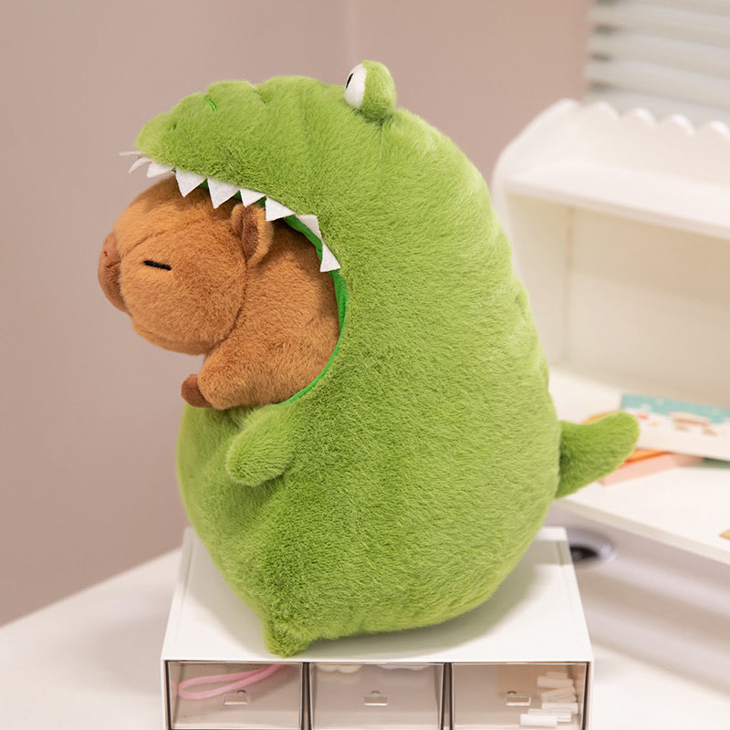 Capybara Crocodile Plush 30cm Simulation Capibara Anime Fluffty Toy Cute