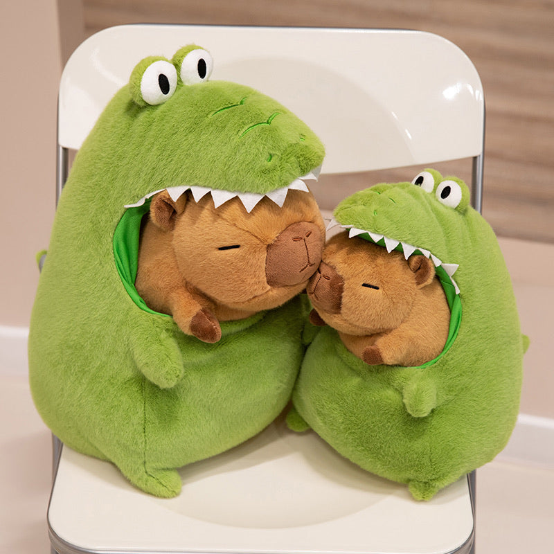 Capybara Crocodile Plush 30cm Simulation Capibara Anime Fluffty Toy Cute