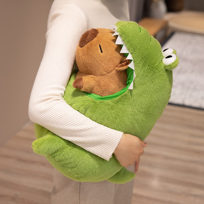 Capybara Crocodile Plush 30cm Simulation Capibara Anime Fluffty Toy Cute
