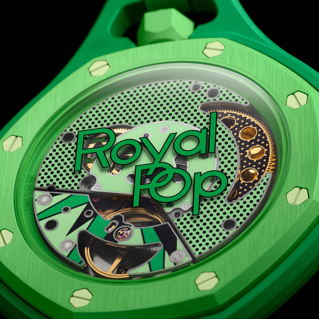 Swatch x Audemars Piguet AP Bioceramic Royal Pop Green Eight SSX03G100N