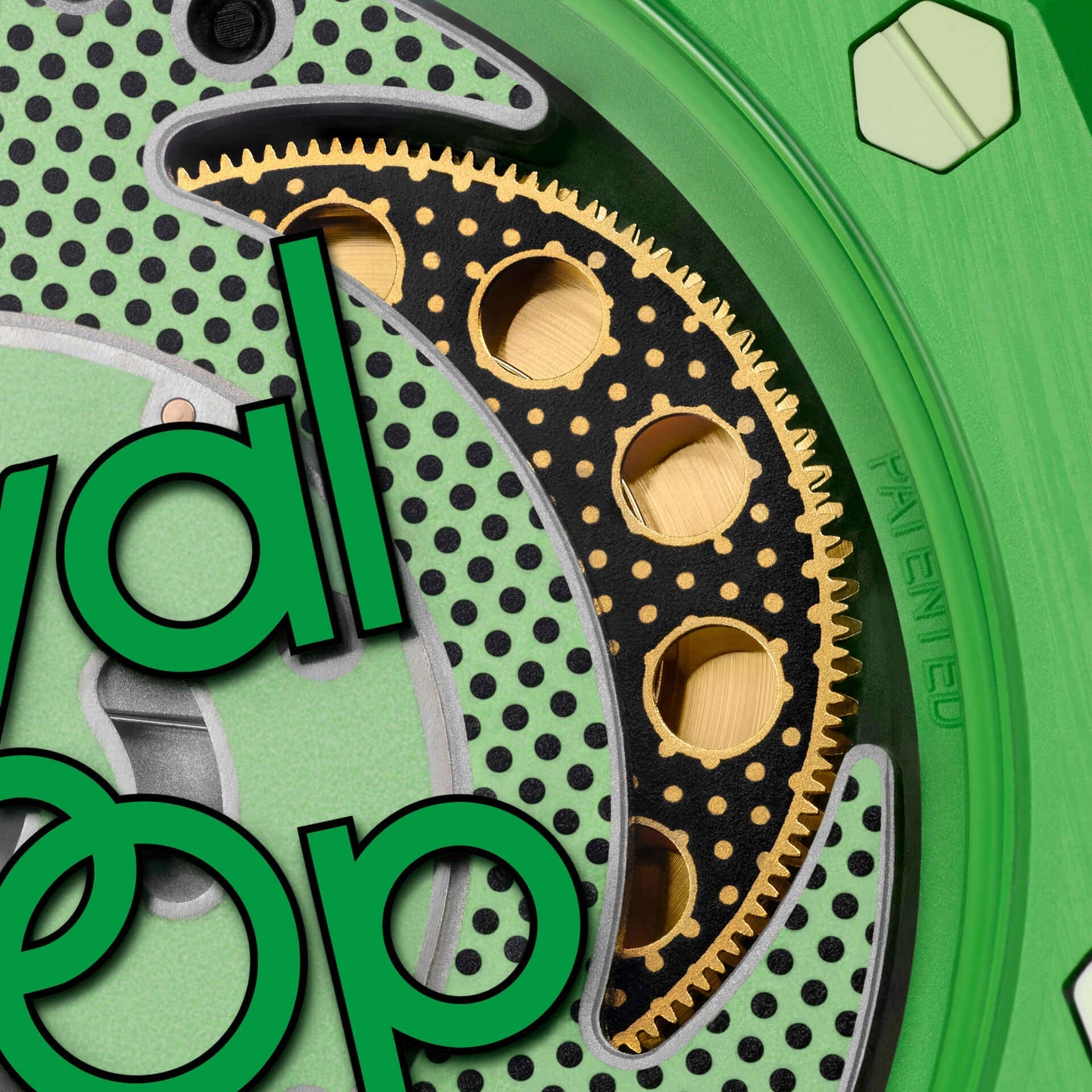Swatch x Audemars Piguet AP Bioceramic Royal Pop Green Eight SSX03G100N