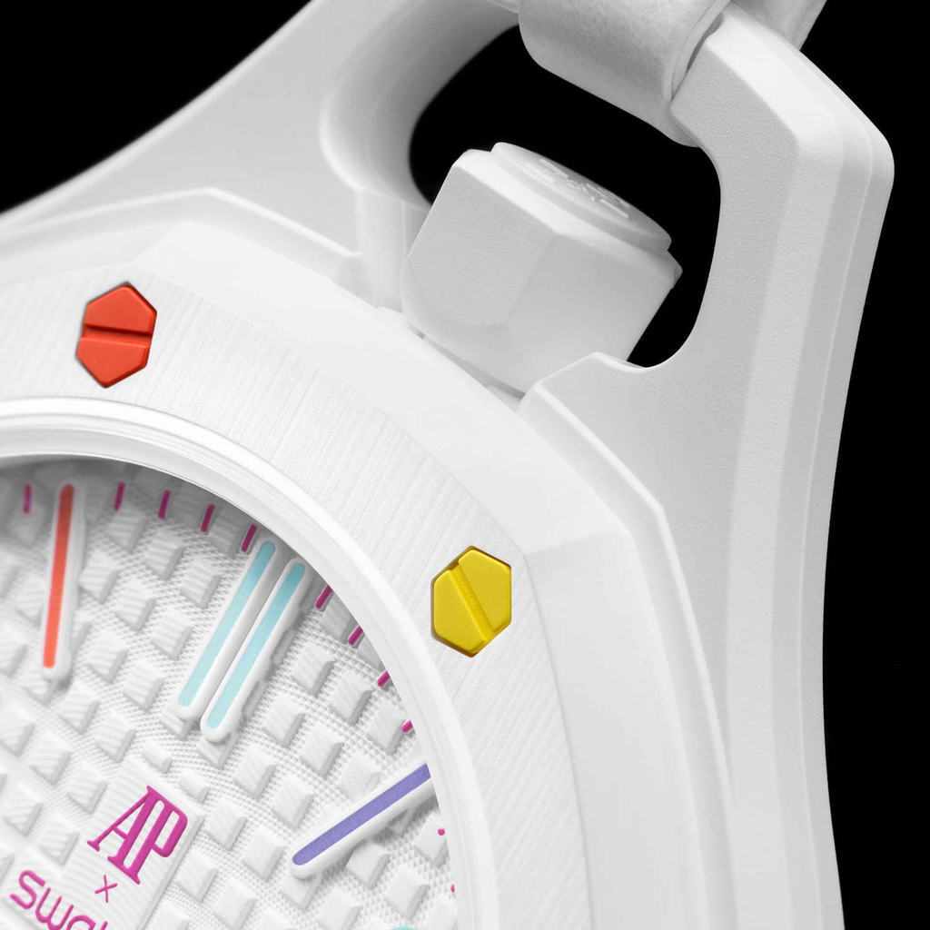 Swatch x Audemars Piguet AP Bioceramic Royal Pop Huit Blanc