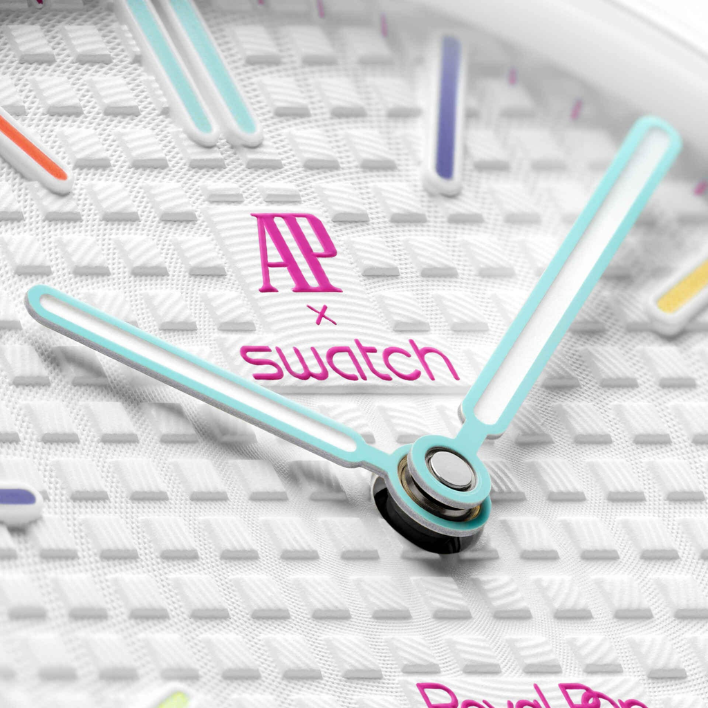 Swatch x Audemars Piguet AP Bioceramic Royal Pop Huit Blanc