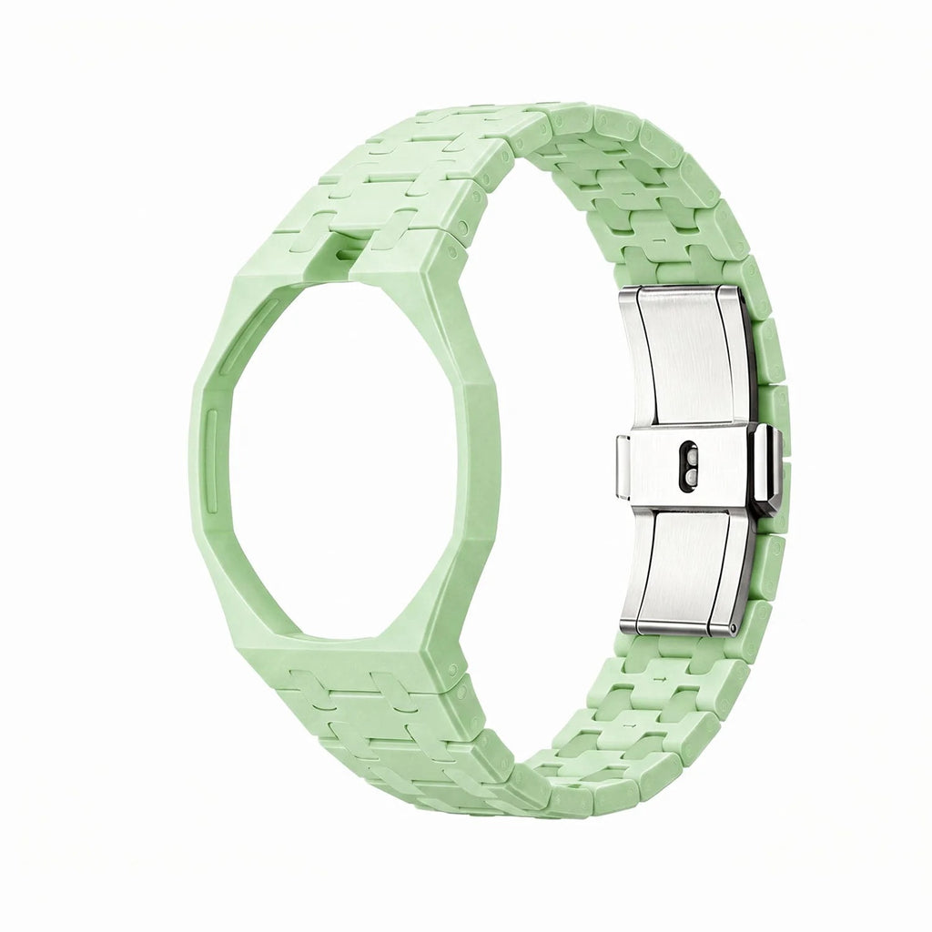 Swatch x AP Royal Pop Blaue Acht Ceramic Case-Strap