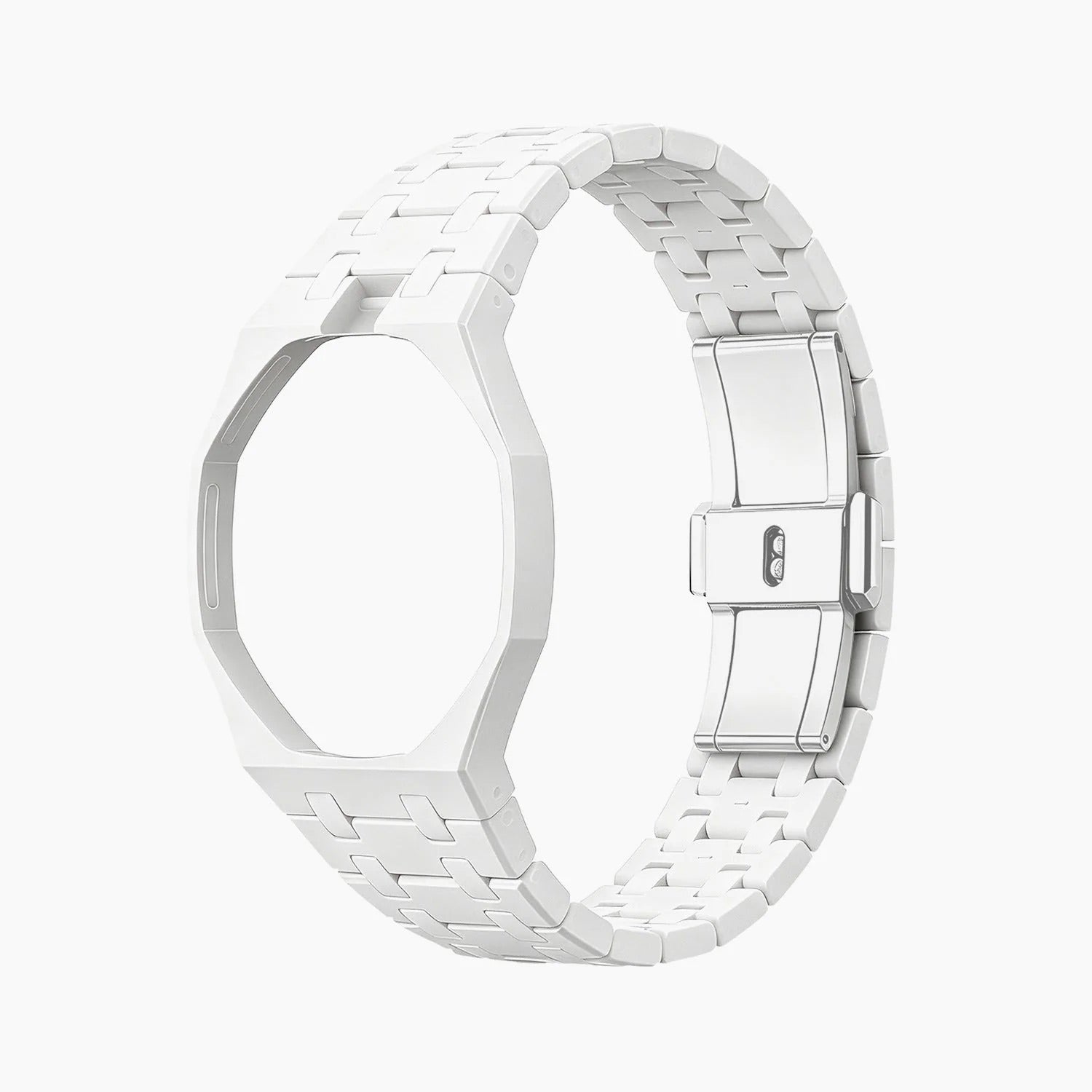 Swatch x AP Royal Pop Blanc Ceramic Case-Strap