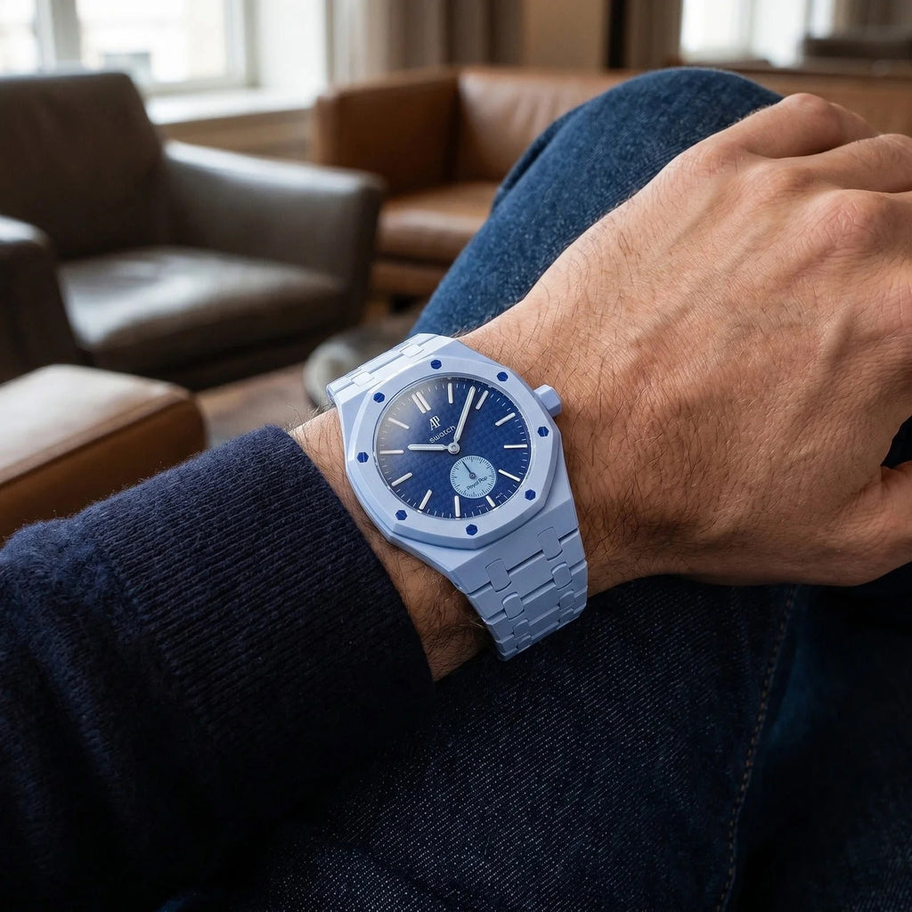 Swatch x AP Royal Pop Lan Ba Ceramic Case-Strap