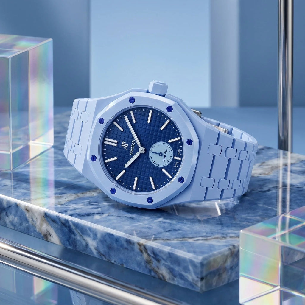 Swatch x AP Royal Pop Lan Ba Ceramic Case-Strap
