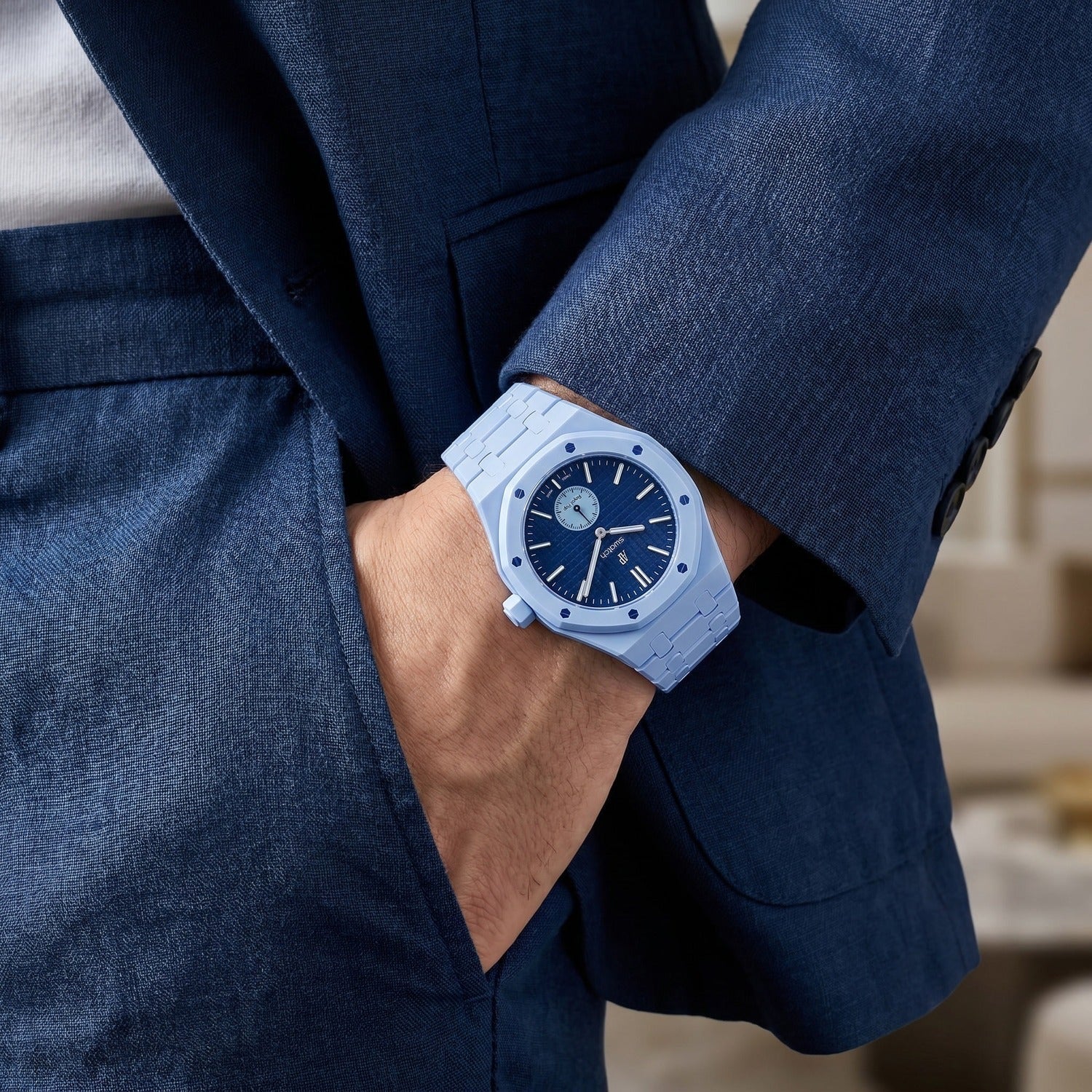Swatch x AP Royal Pop Lan Ba Ceramic Case-Strap