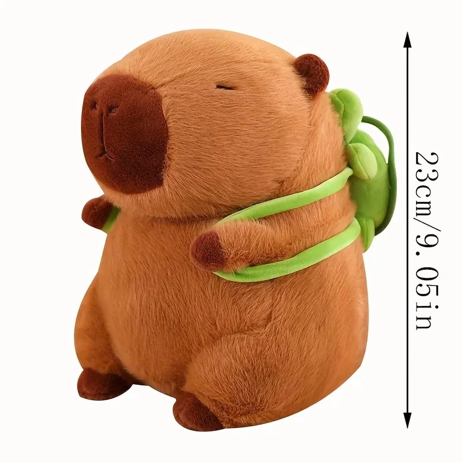 Capybara 23cm Plush Simulation Capibara Anime Fluffty Toy Cute Doll Stuffed Animals Soft Doll Plush Christmas Gift